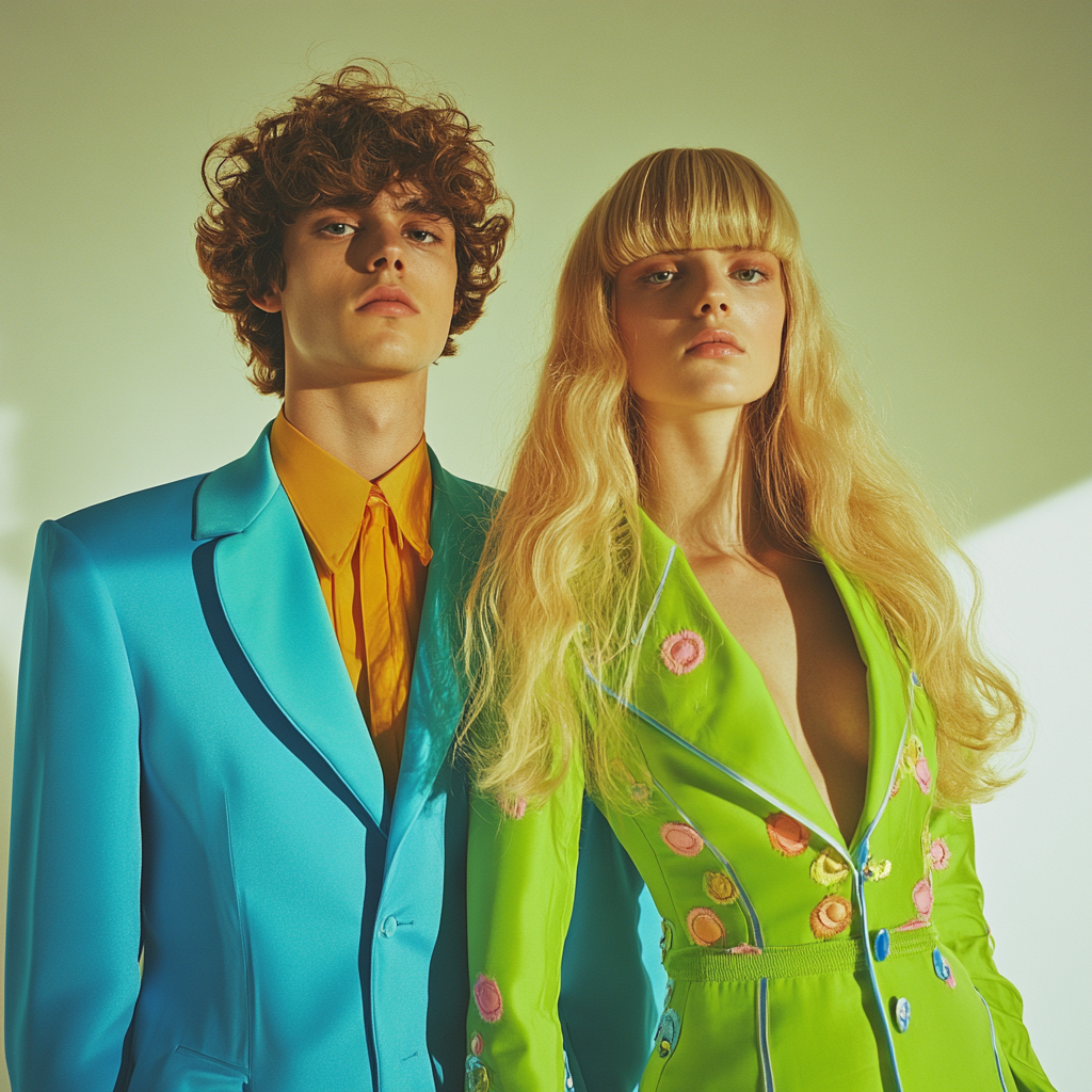 The Colorful Utopian Outfits of Lala Land Duo