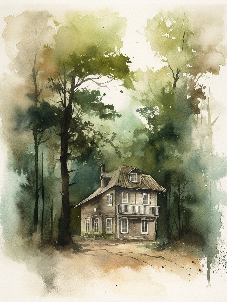 The Cozy Wooden House in the Forest