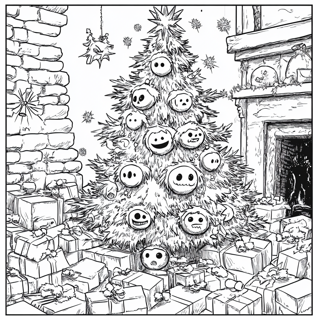 The Cursed Yet Adorable Christmas Tree Scene