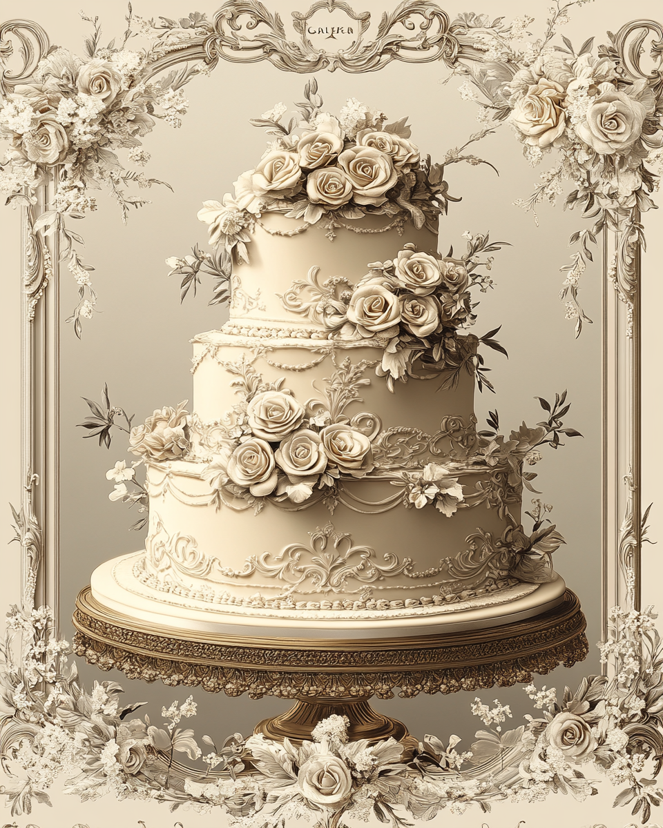 The Elegant Victorian Wedding Cake Design Book