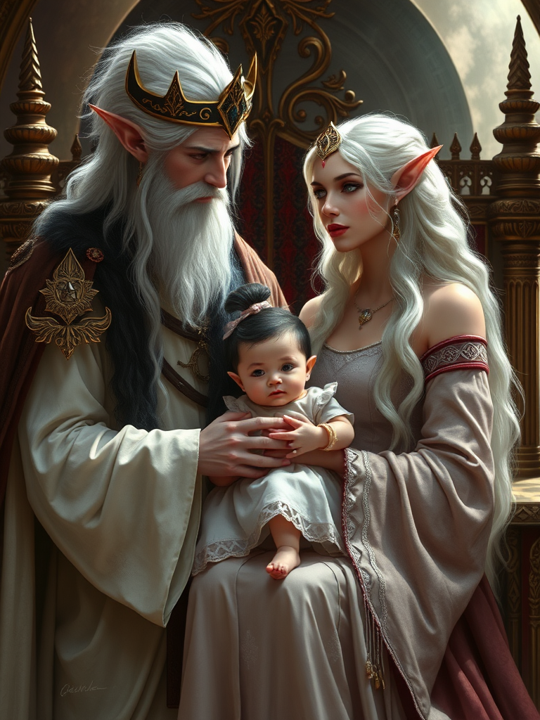 The Elf King, Queen, and Baby