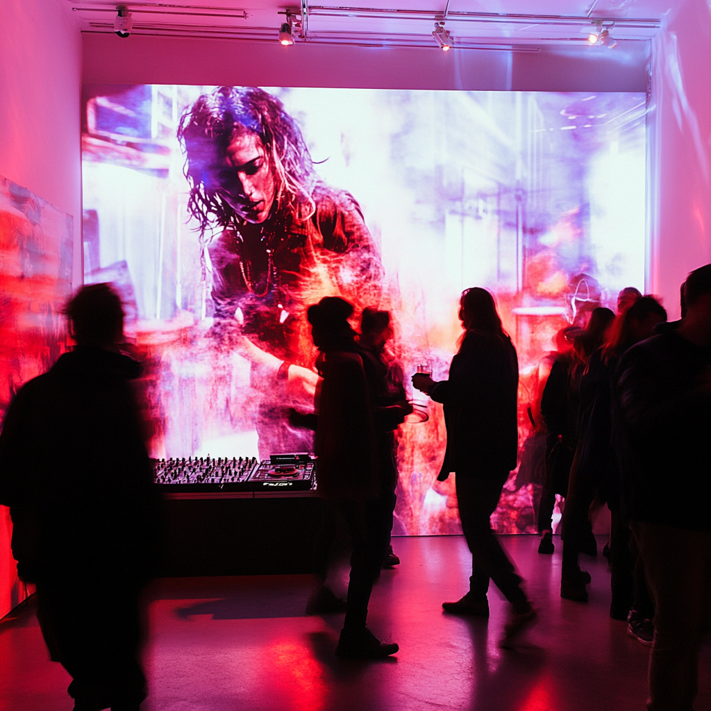 The Exciting London Art Party by Nick Knight