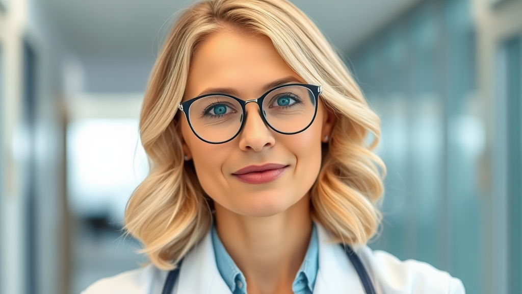 The Female Doctor in a Calm Clinic