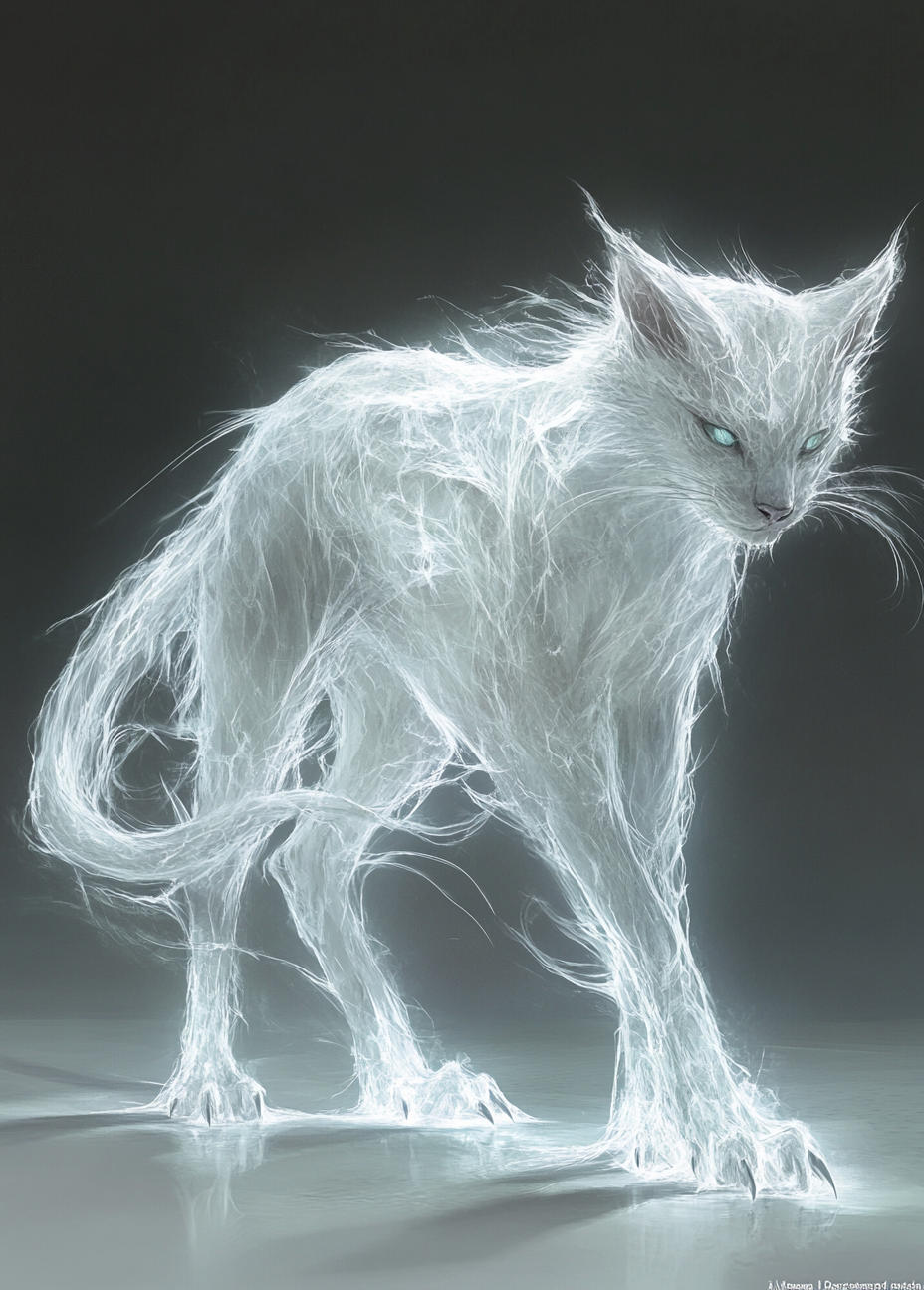 The Glimpsebeast: A Shimmering, Reality-Shifting Feline