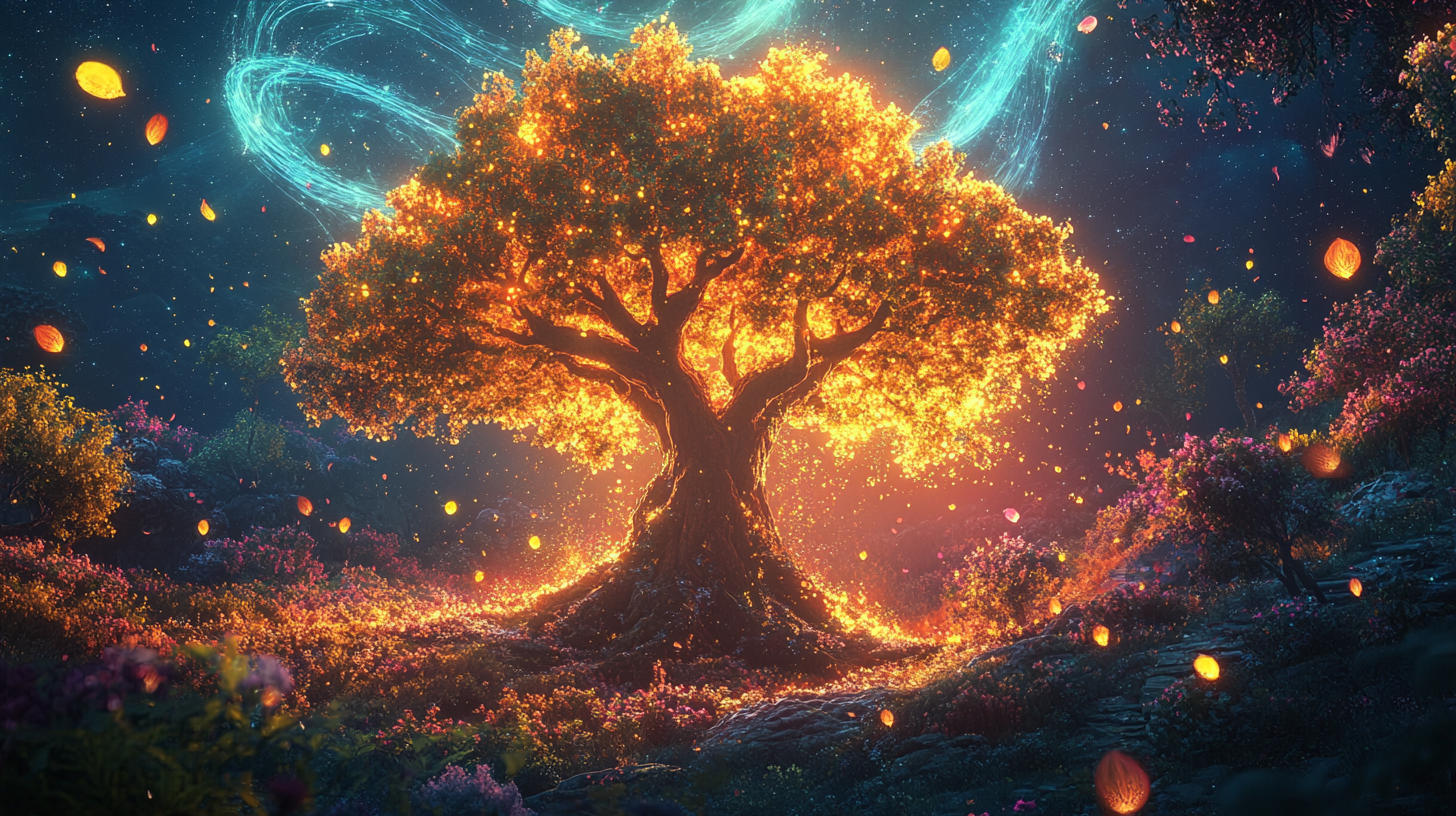 The Glowing Grand Tree of Life