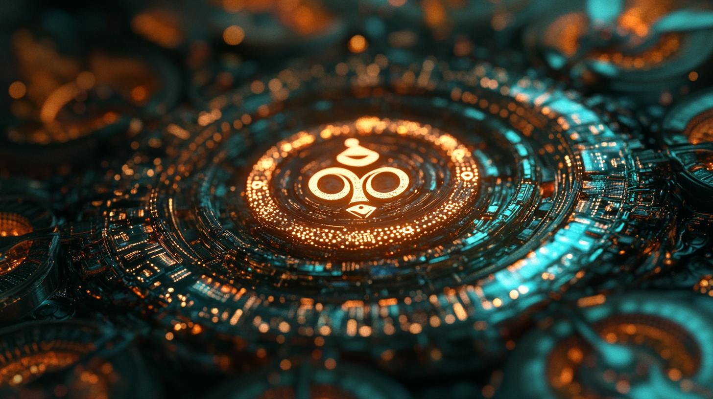 The Glowing Yantra: AI Universe Connection