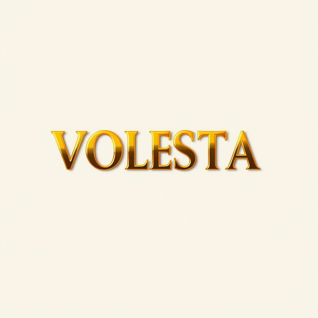 The Golden Color of VOLESTA Text