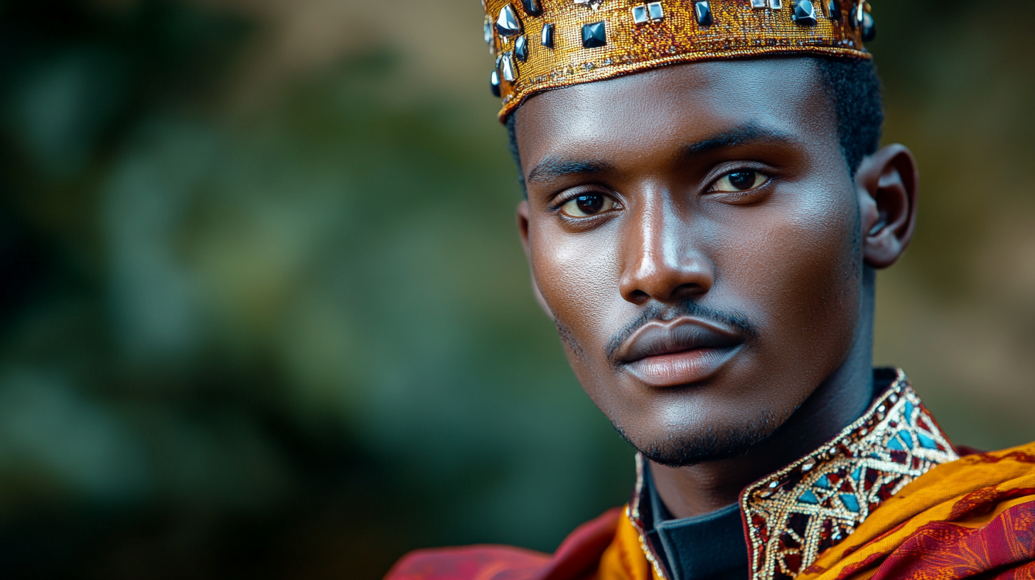 The Handsome Rwandan Prince Portrait