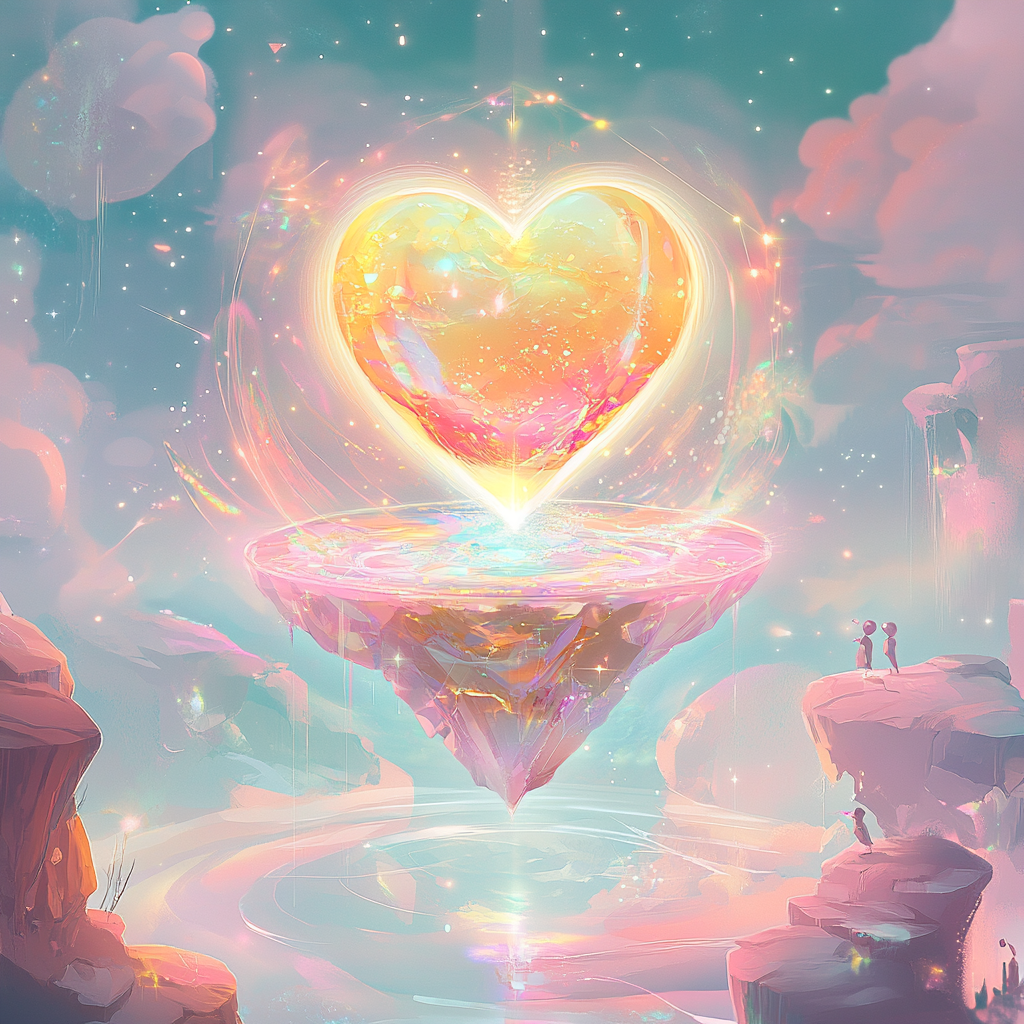 The Heart of Truth in Whimsical Cosmic Wonderland