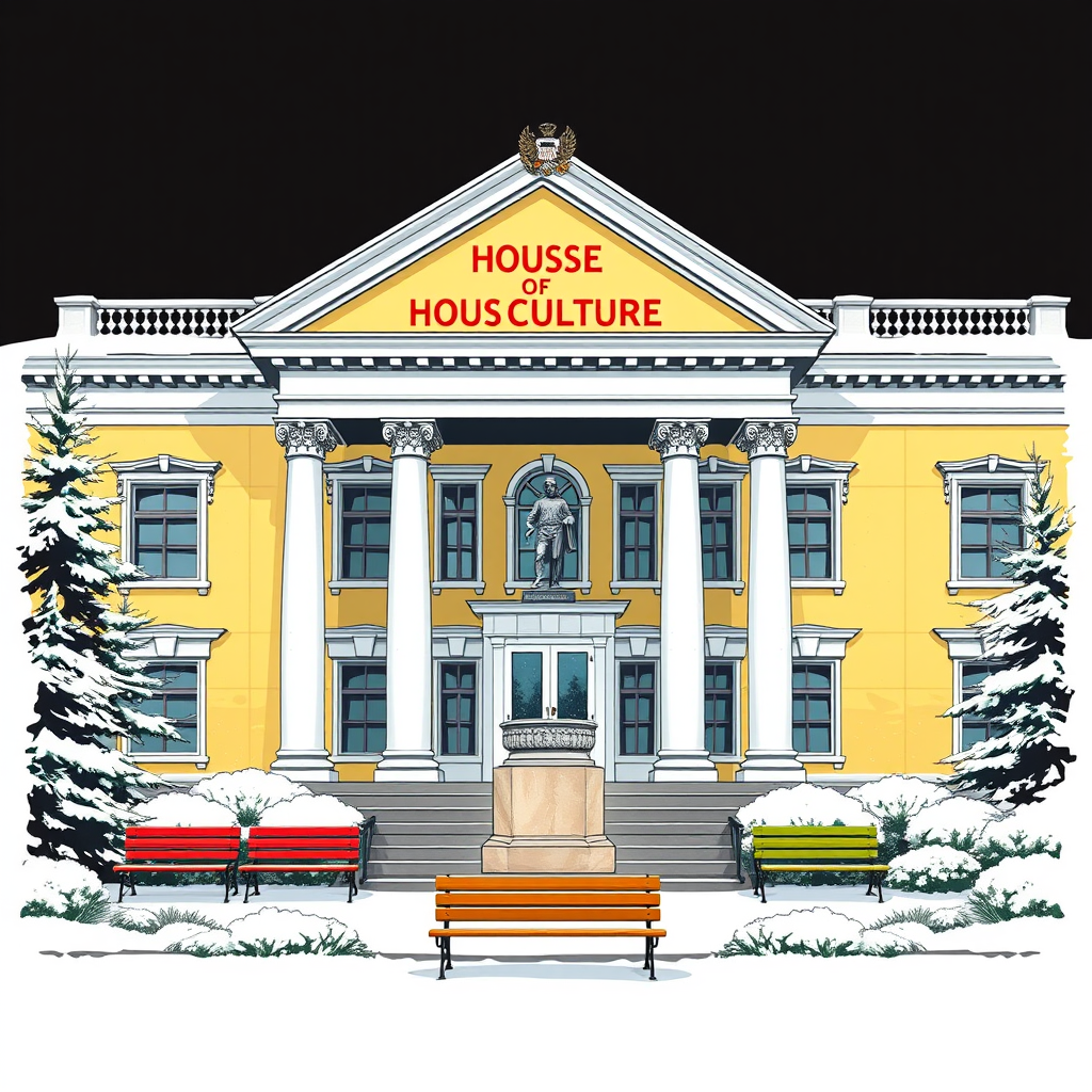 The House of Culture in Wintertime
