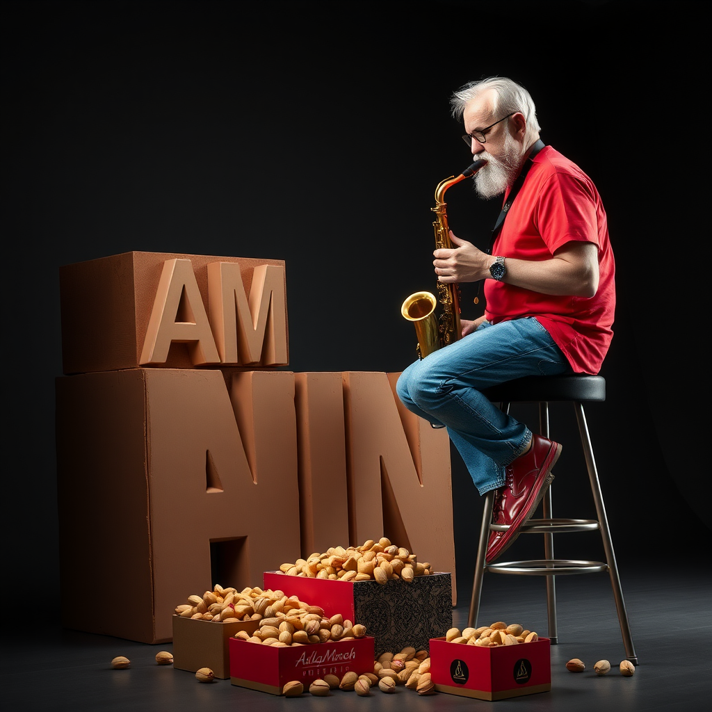 The Iranian saxophonist playing music near pistachios_BLOCKS.