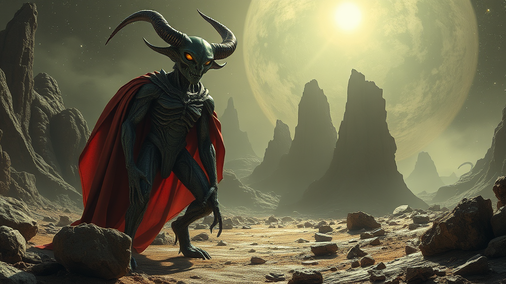 The Lyran Alien Being