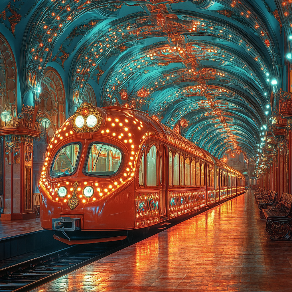 The Magical Fairytale Train Station at New Year's