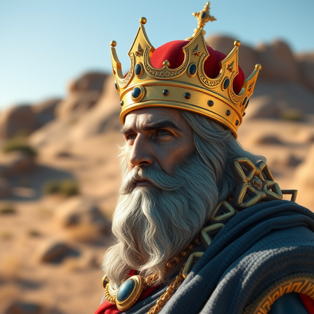 The Majestic King on his Throne