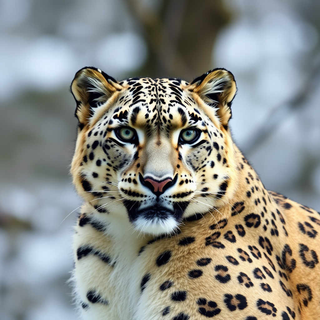 The Majestic Snow Leopard