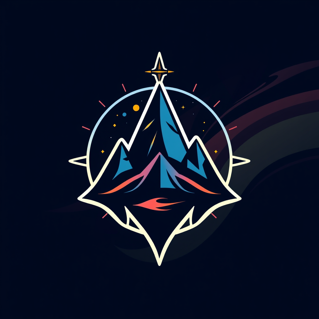 The Minimalistic Esports Team Logo of Cosmic Utopia