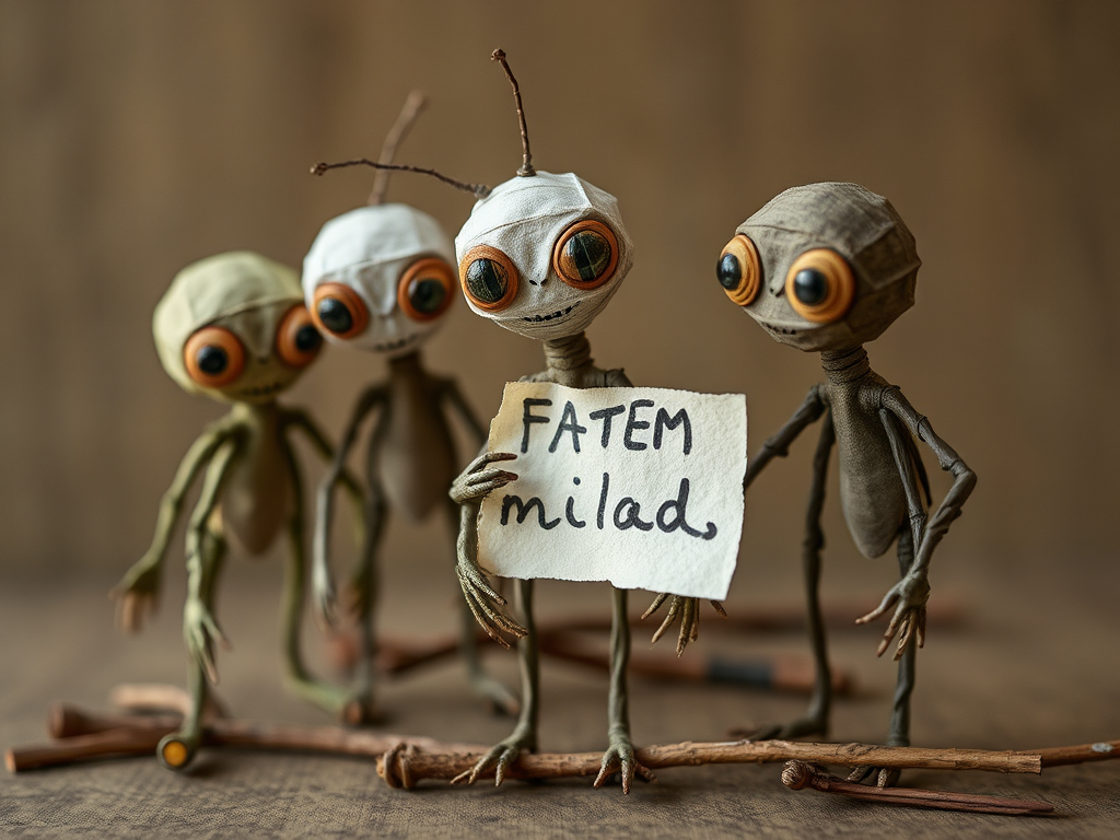 The Misfit Alien Creatures Find Message