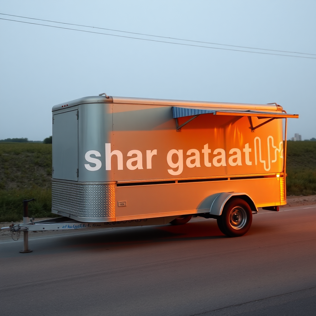 The Moving Trailer with Name 'Shar Gataat'