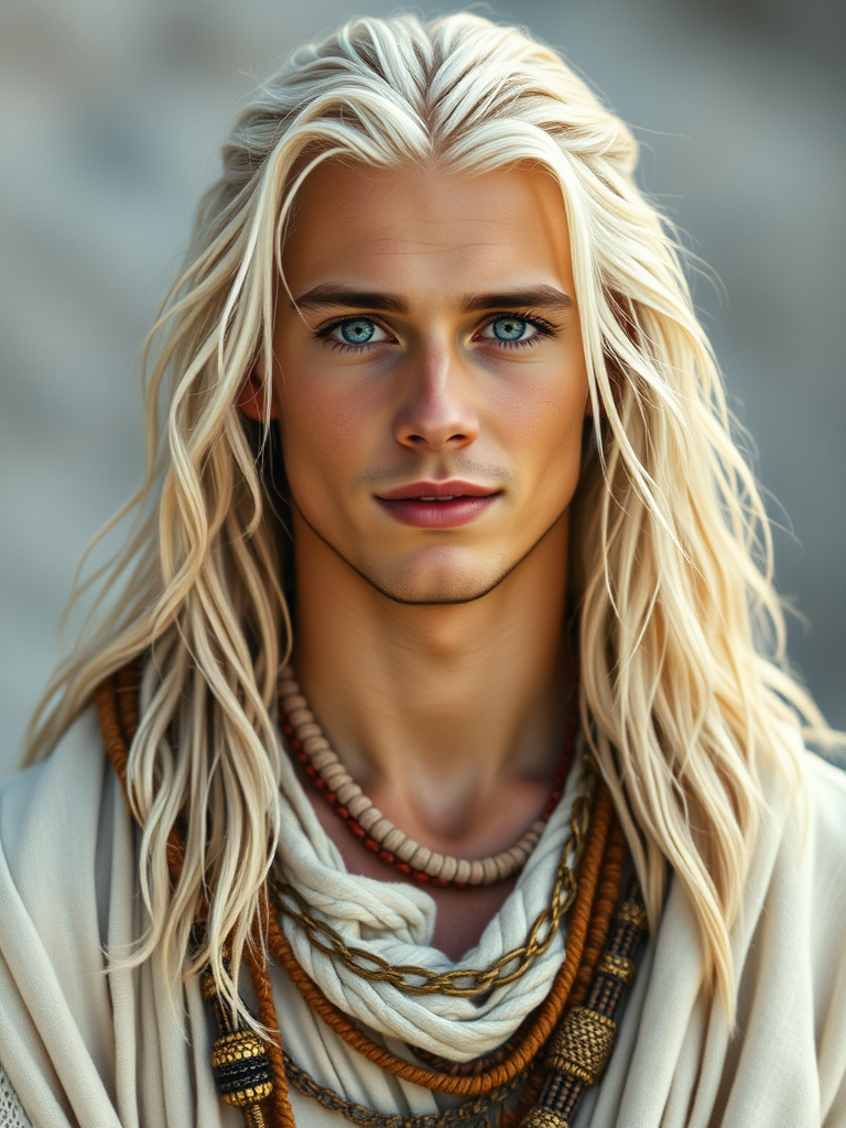 The Otherworldly, Wise Young Man in Ethereal White