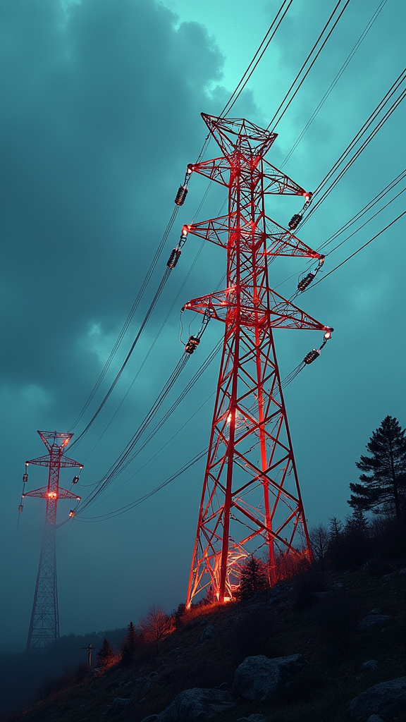 The Power Grid System Experiencing Glitches