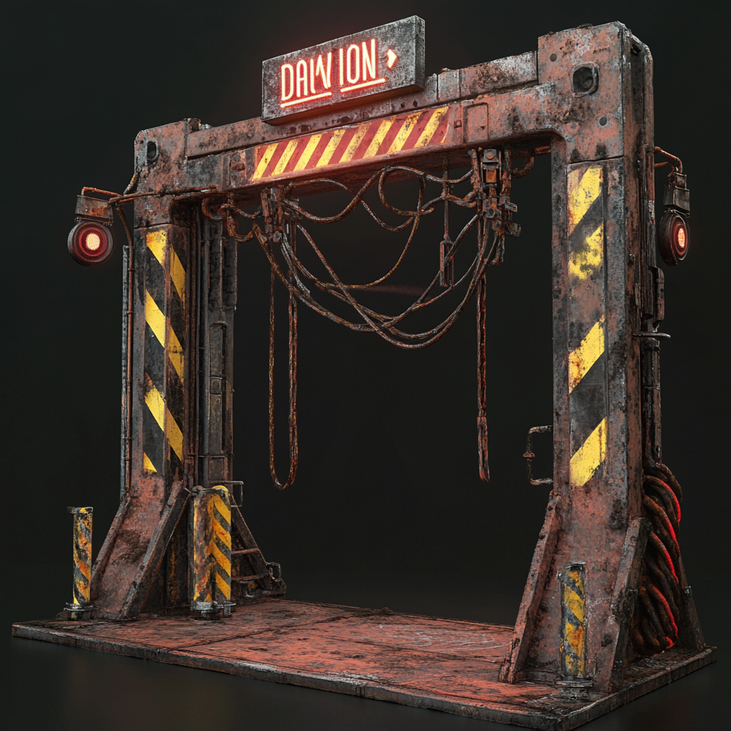 The Rusty and Decorated Event Gate