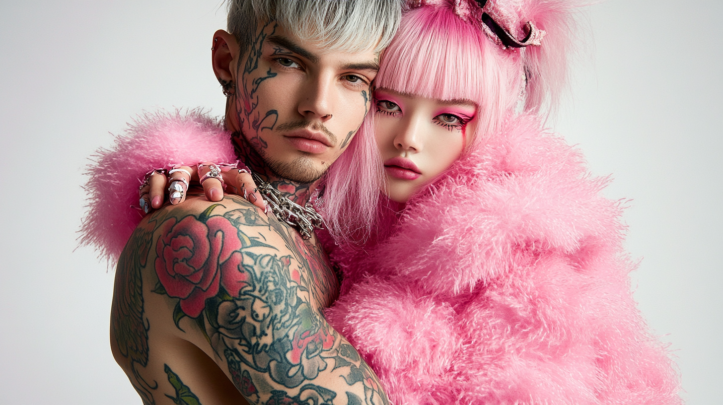 The Skateboarder and Kawaii Girl by Nick Knight