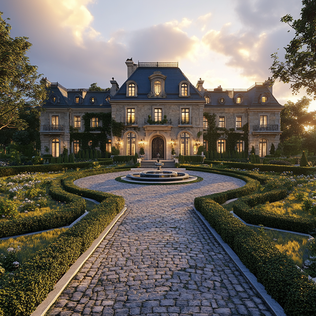 The Stunning French Chateau Mansion with Panoramic View