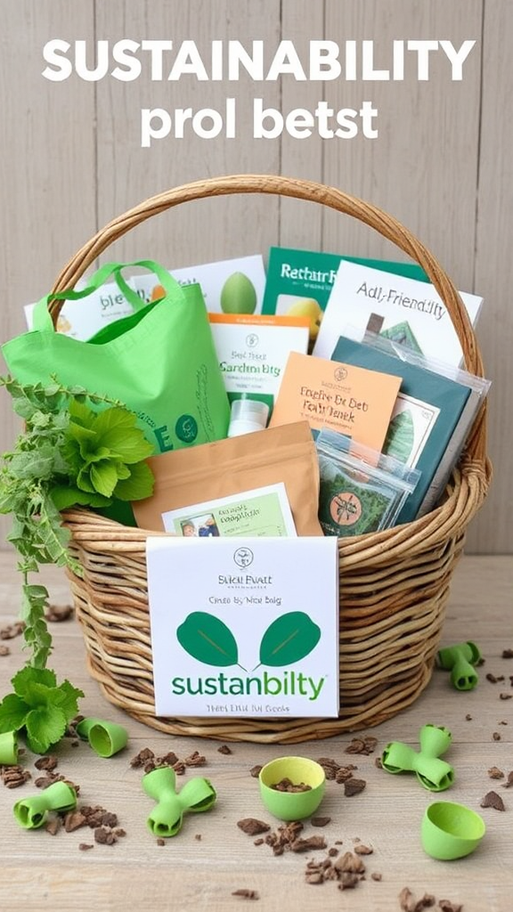 The Sustainability Project Basket for Earth-loving Families.