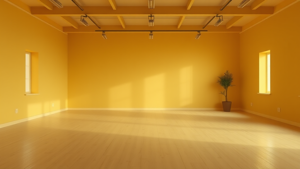 The Timeless, Yellow-Brown Empty Virtual Studio