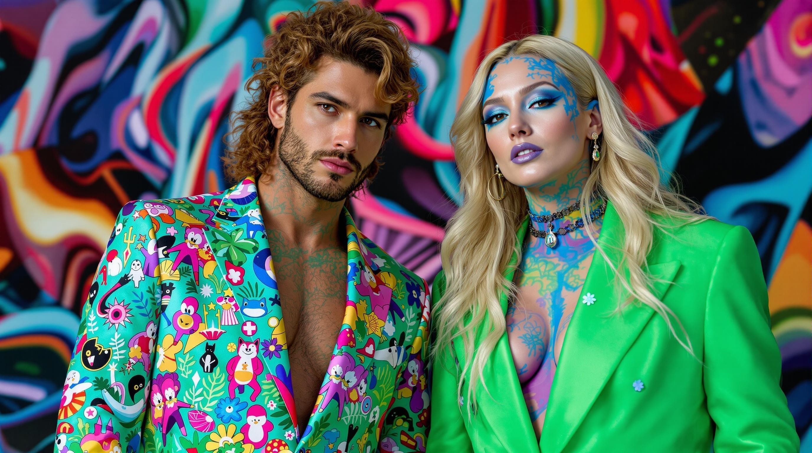 The Utopian Lala Land Themed Androgynous Duo