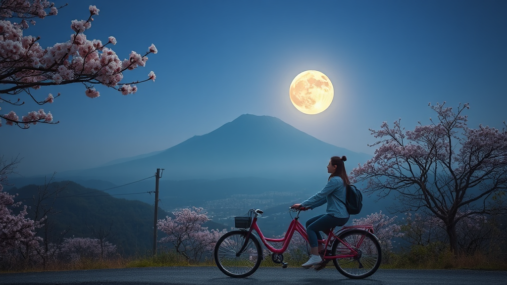 The Volcano's Return in Cheongmyeong with Blossoming Plums