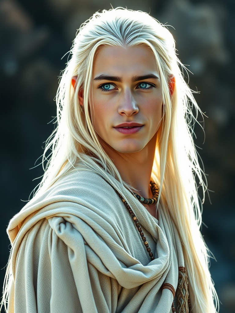 The Wise, Otherworldly Young Man in White