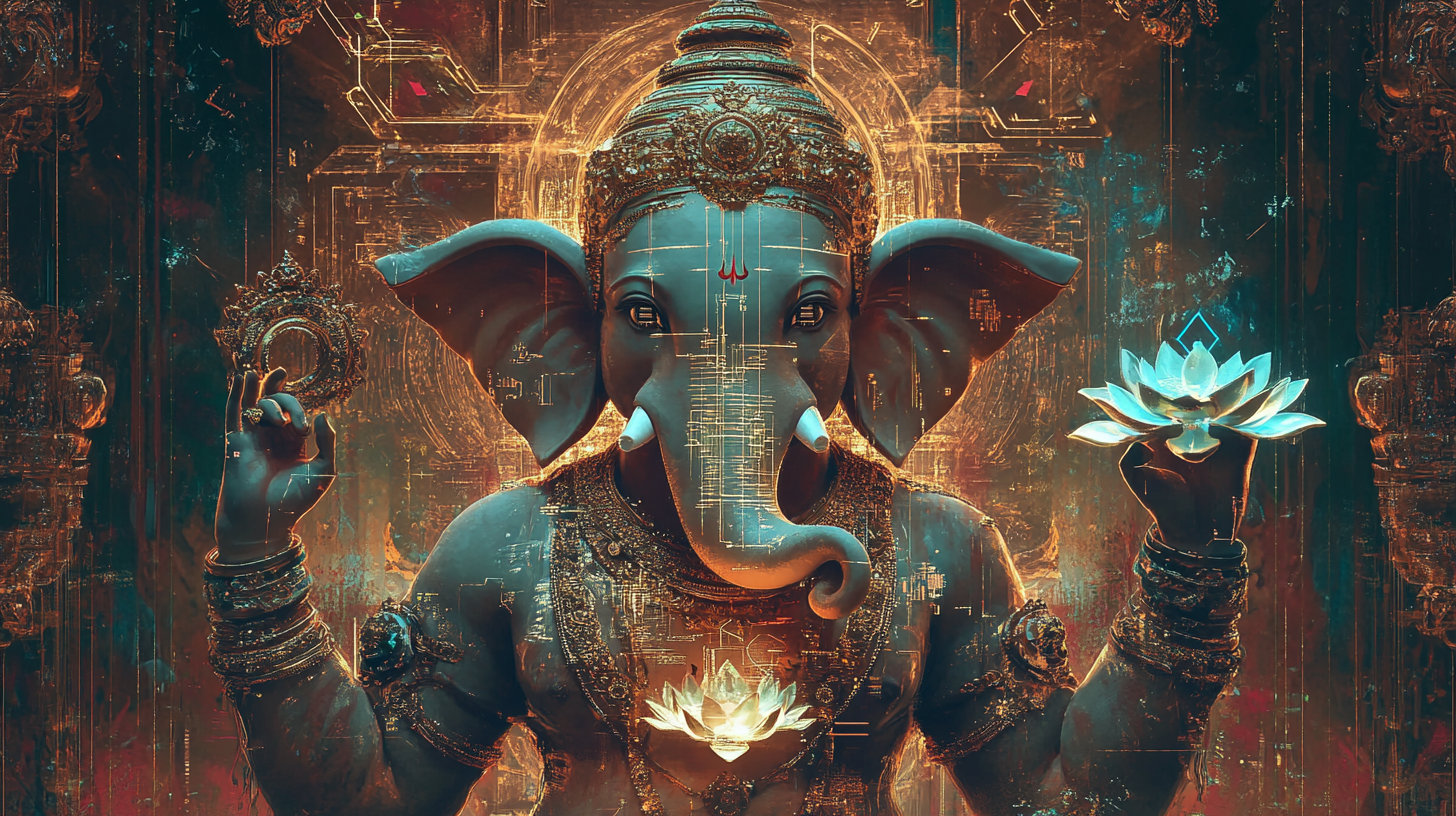 The Wise Lord Ganesha: AI Journey Enlightenment