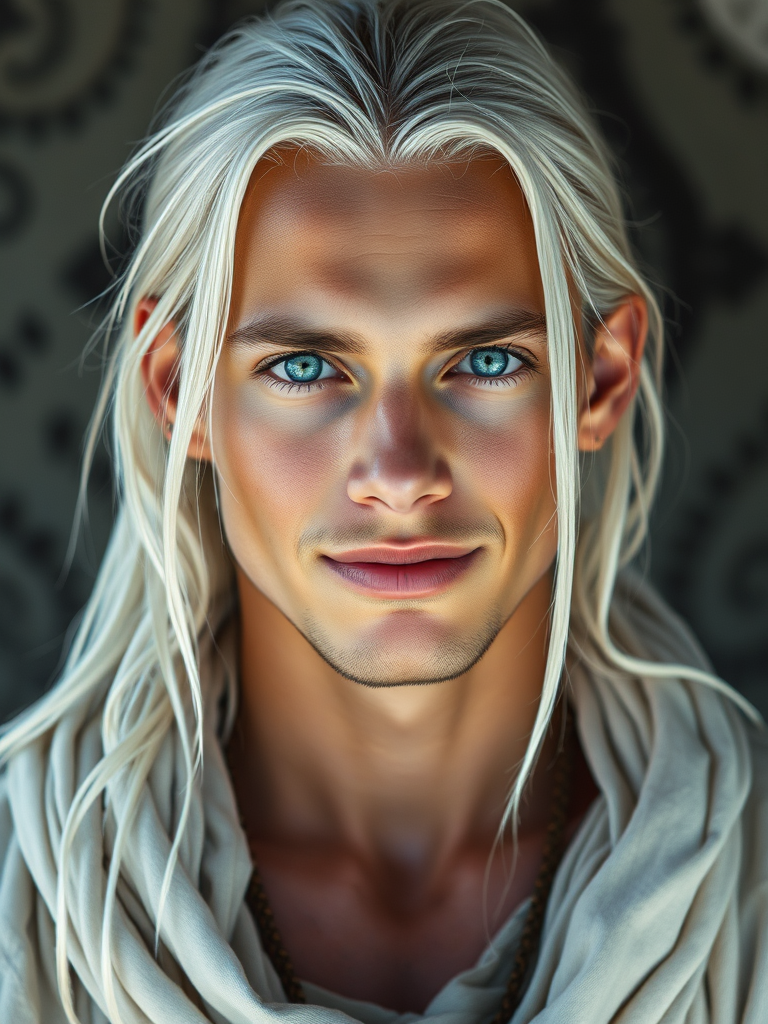 The Wise Young Man with Piercing Blue Eyes