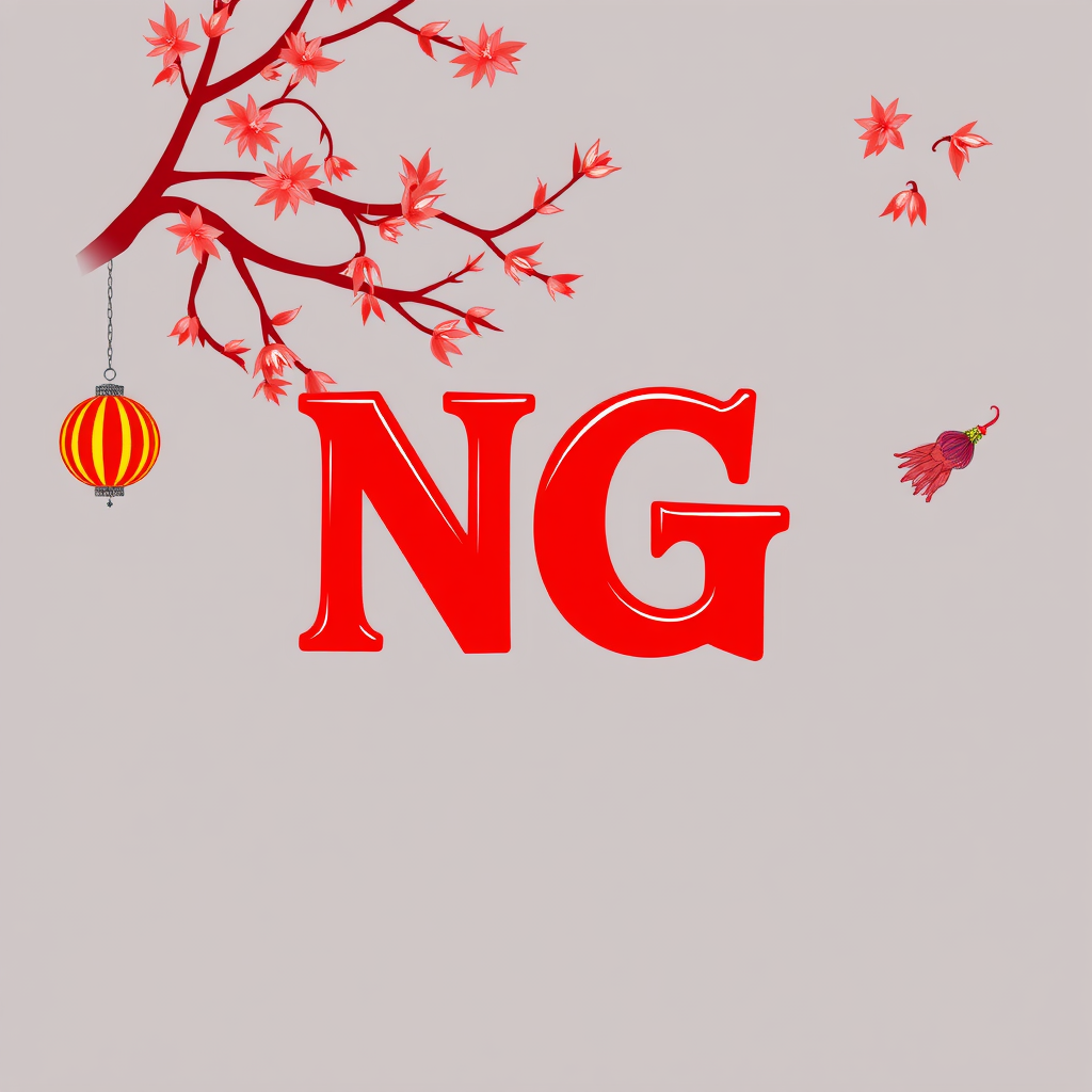 The Word NG in Bold Red Color