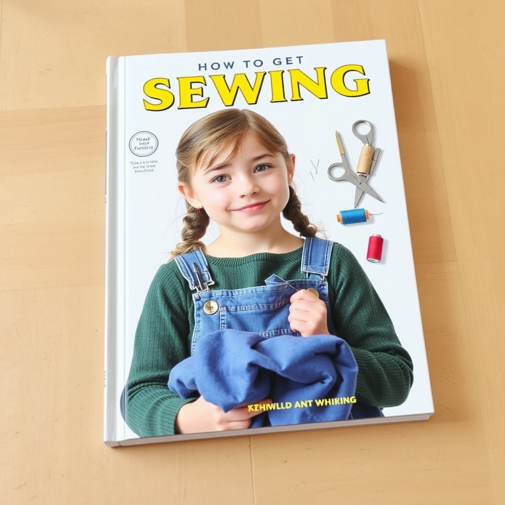 The Young Girl's Sewing Book Cover