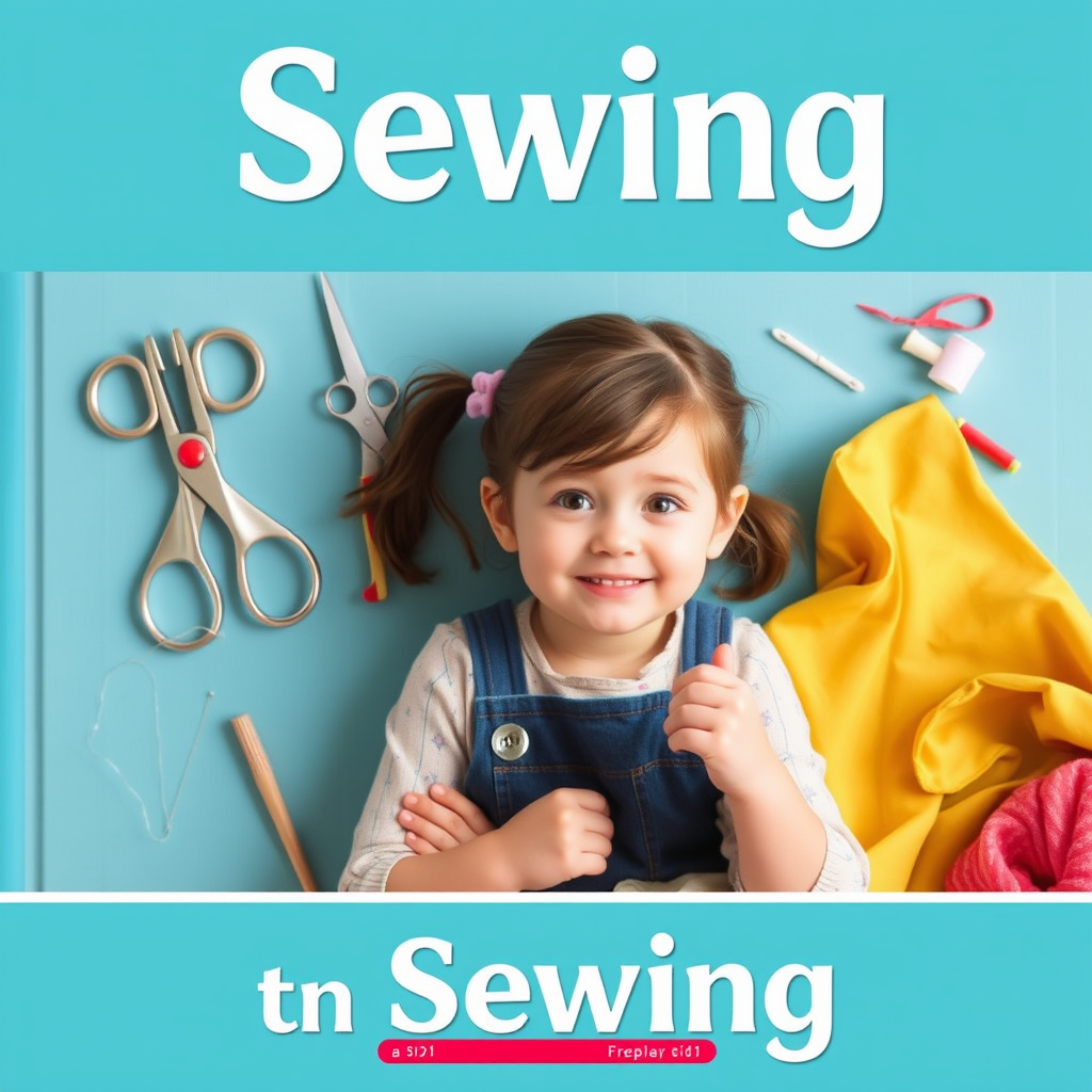 The Young Girl with Sewing Supplies