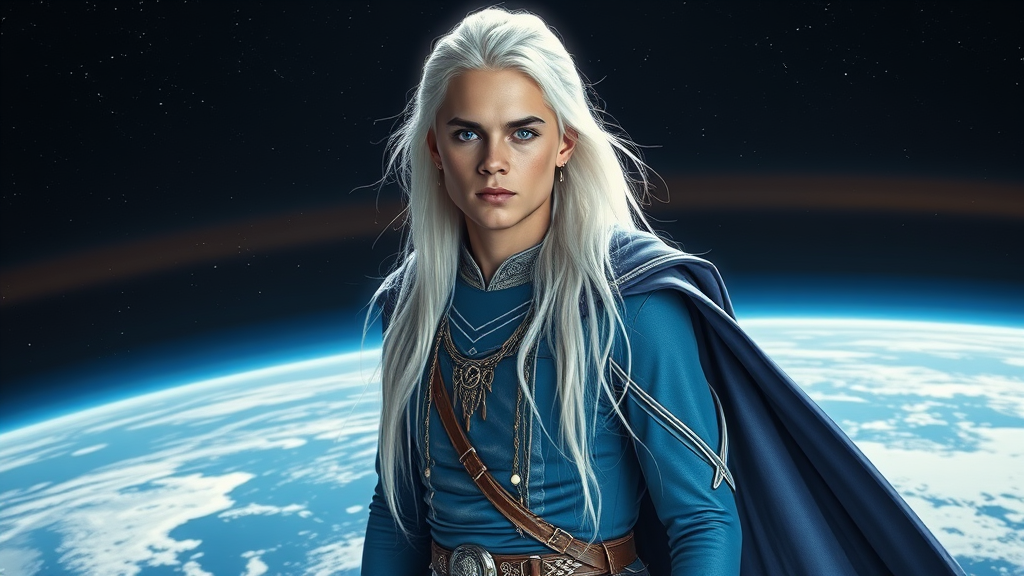 The Young Pleiadian Commander Aboard His Starship