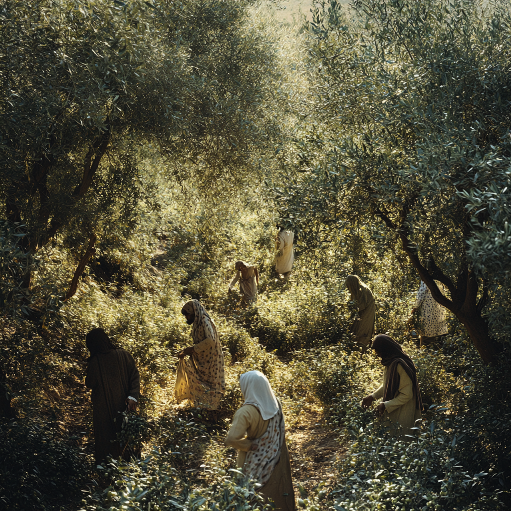 The beautiful olive groves of northern Iran