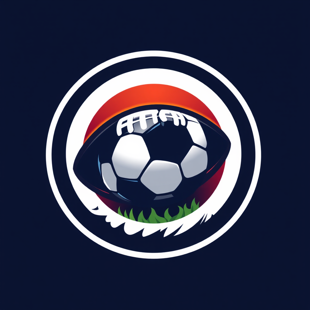 The football logo with a football inside.