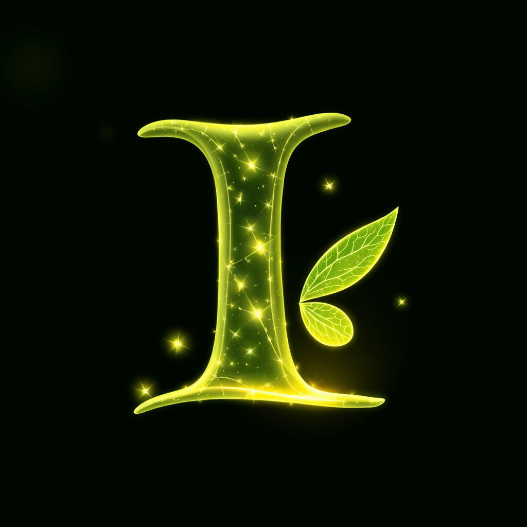 Tinker Bell Style Letter I Design