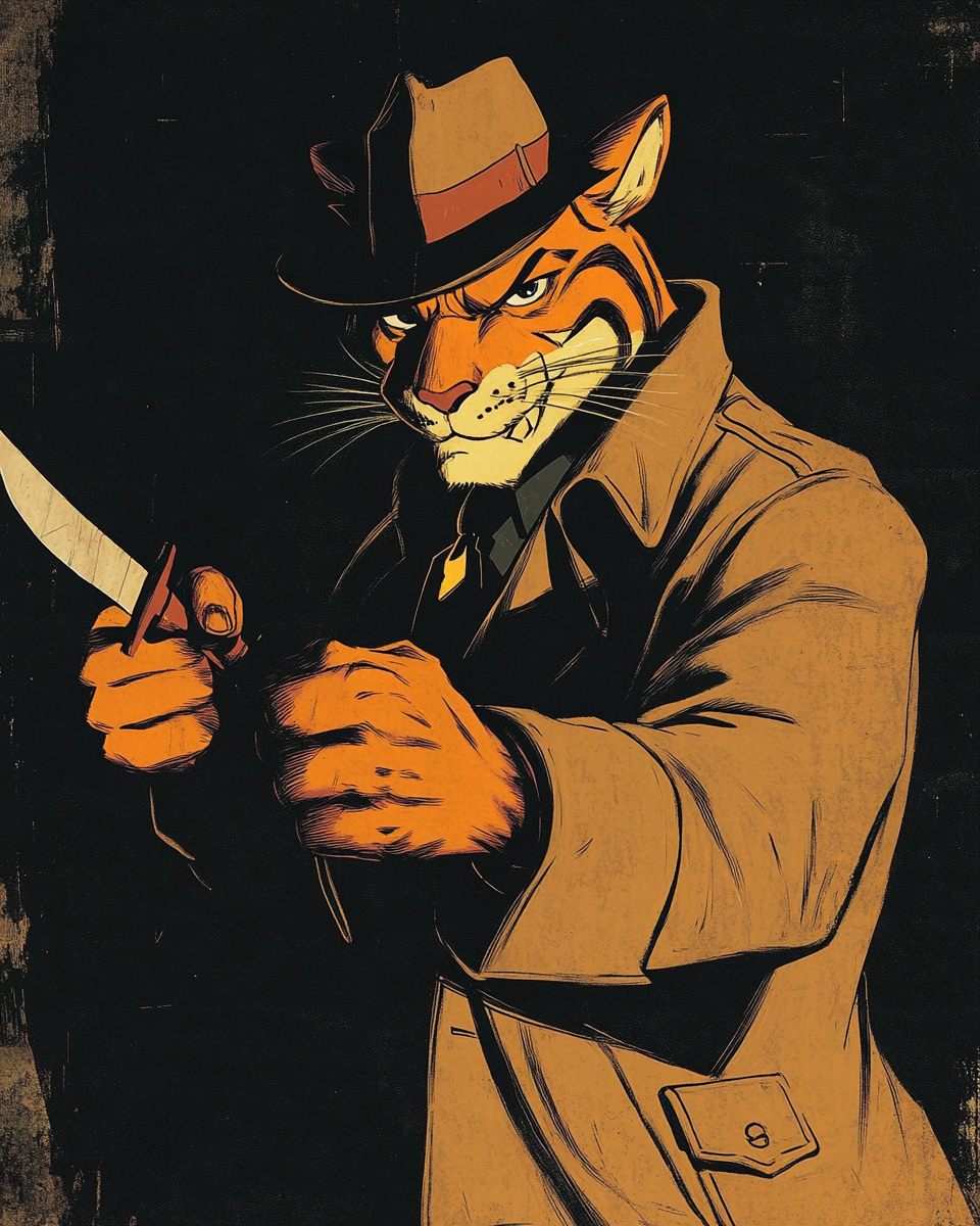 Tony the Tiger as Gangster in Moody Comic