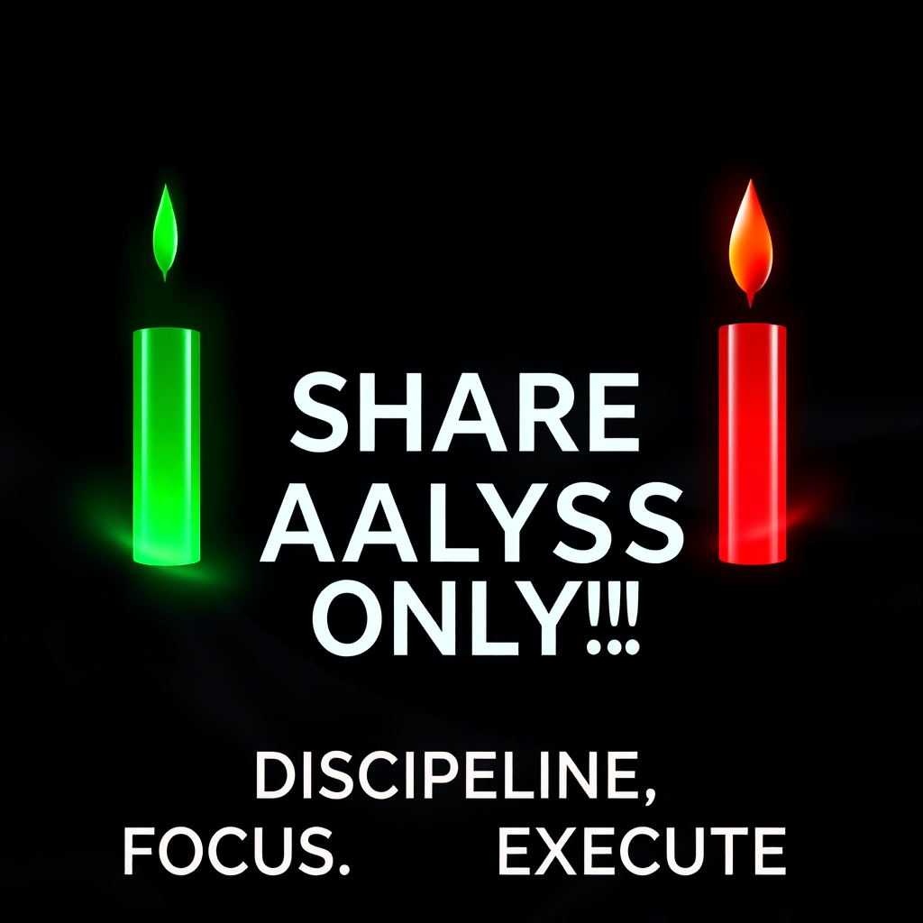 Trading Discipline: Candle Logo with Subtle Words