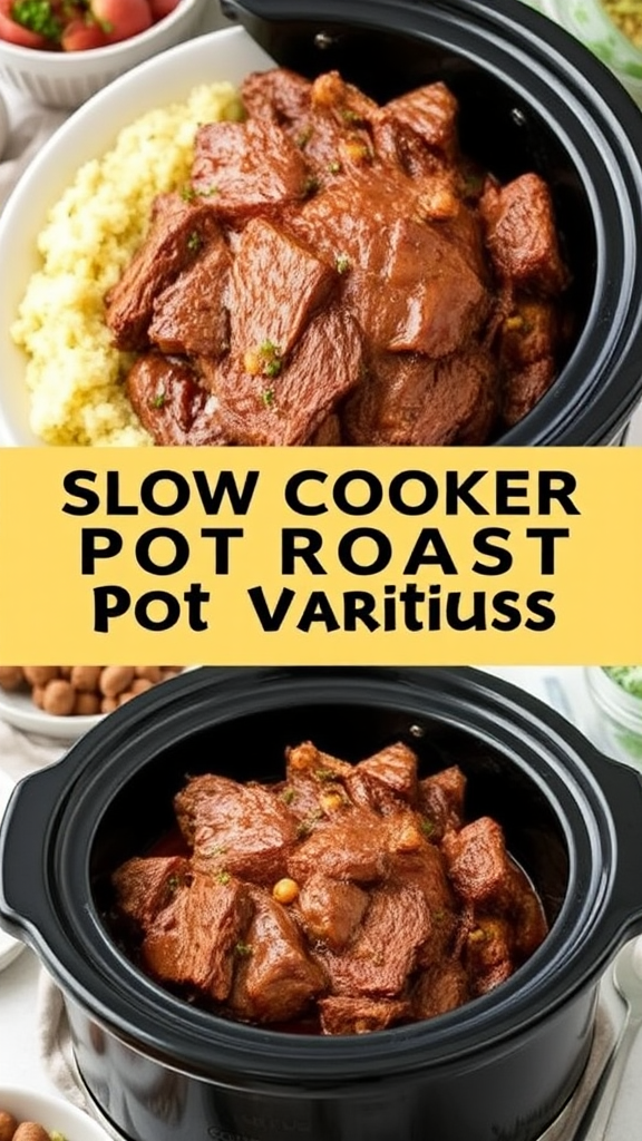 Variations of Slow Cooker Pot Roast Recipe