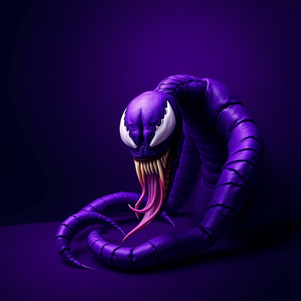 Vibrant Venom Wallpaper Sample AI Image