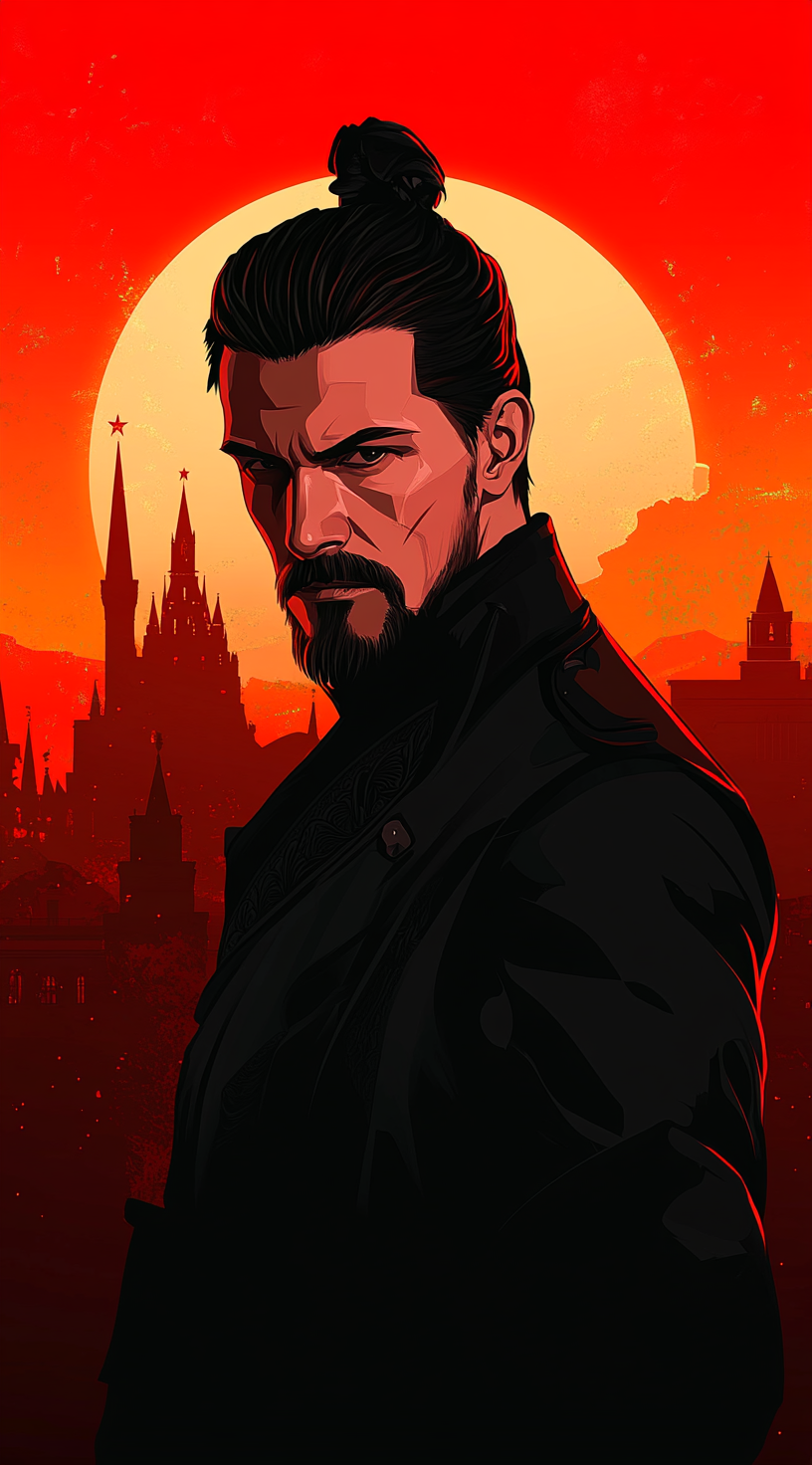 Viktor Reznov in Moscow at Sunset