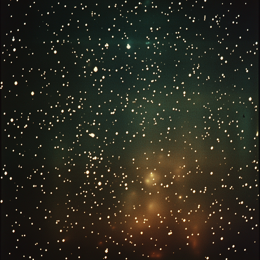 Vintage film captures vast, star-filled galaxy