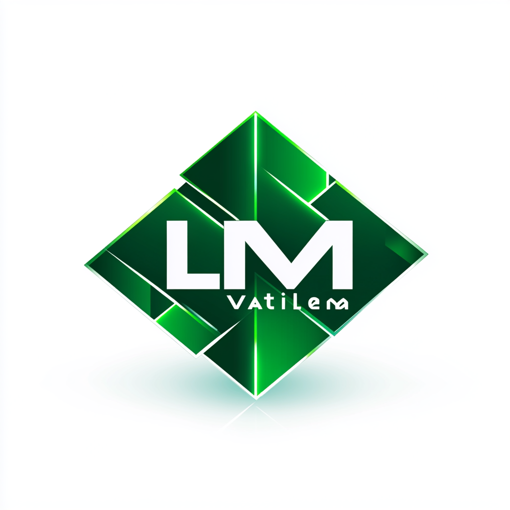 Virtual LPM Professional Logo in Bold Green Color