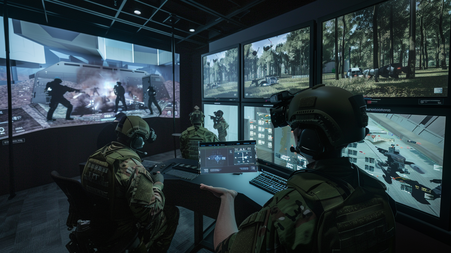 Virtual Reality Training Center for Military and Police