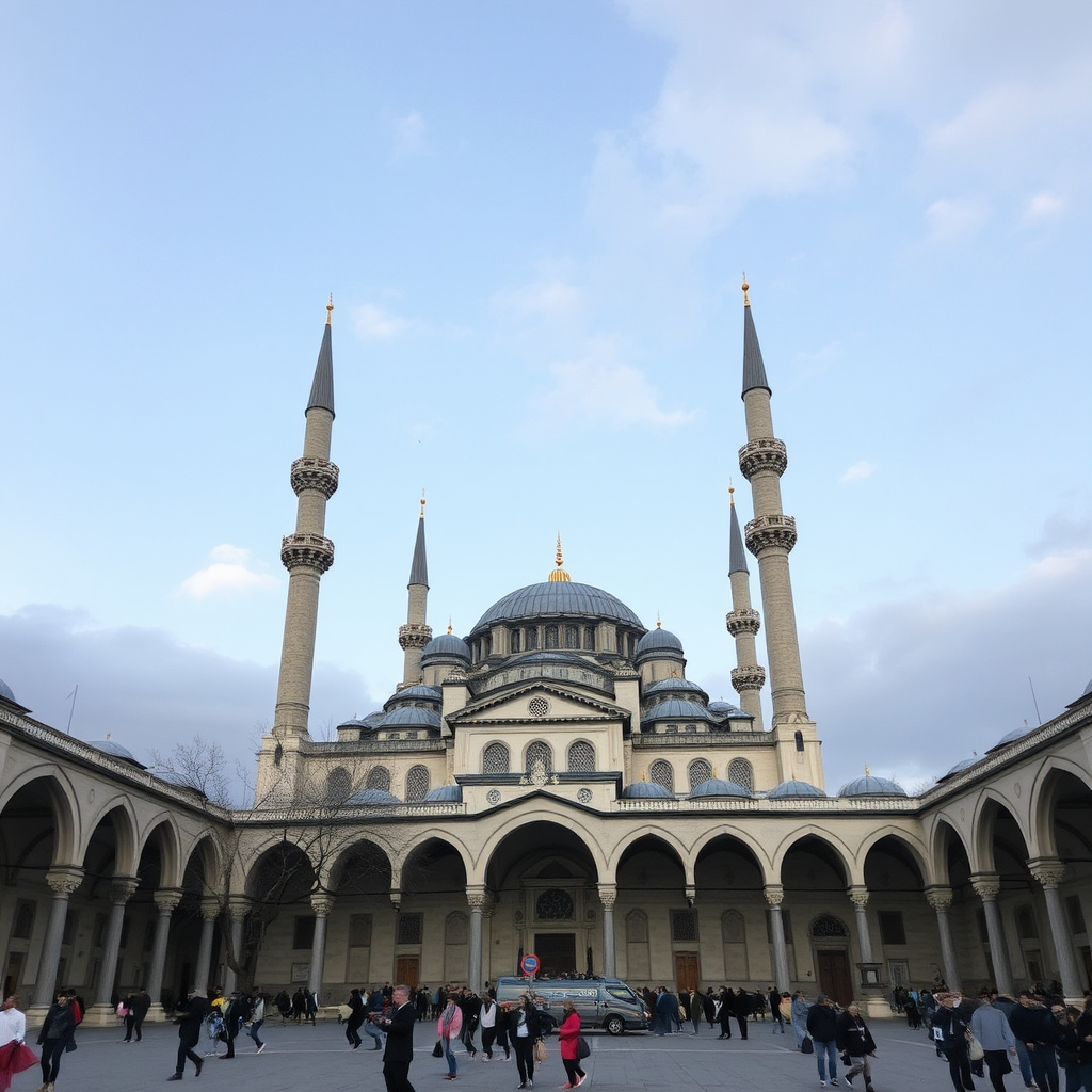 Visit the famous Sultan Ahmed Mosque in Istanbul.